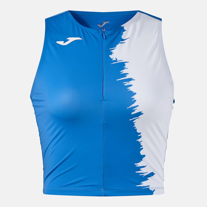 Tričko Joma City III Top královská modrá-bílá – sportovní dres