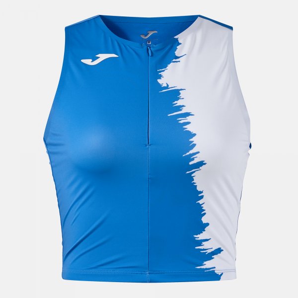 Tričko Joma City III Top královská modrá-bílá – sportovní dres