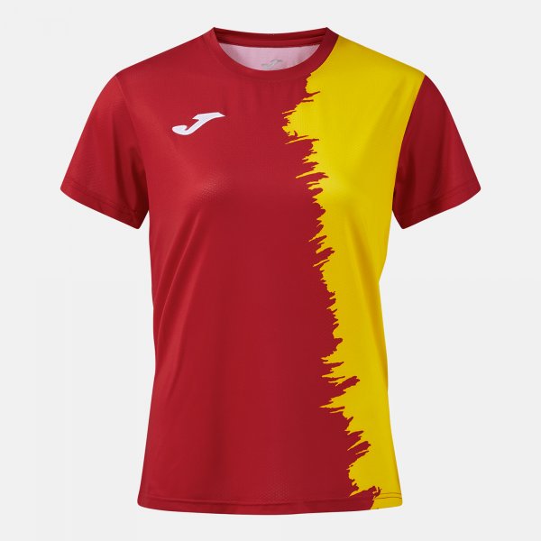 Tričko Joma City III červená-žlutá, sportovní tričko