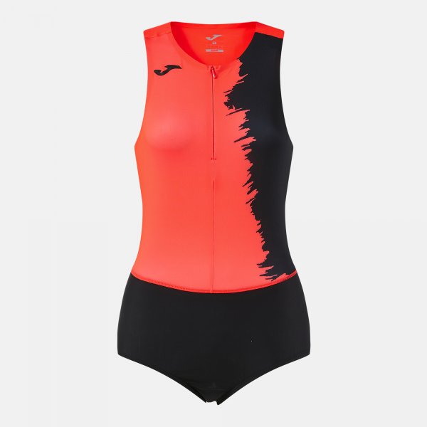 Body Joma City III Bodysuit korálová-černá – sportovní body