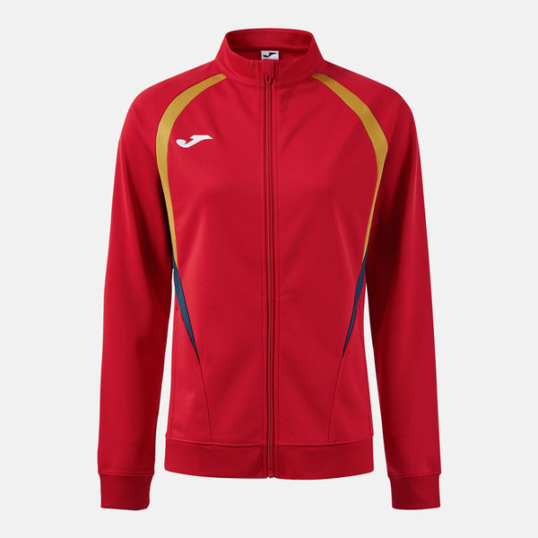 Mikina Joma Championship Full Zip červená-tmavě modrá