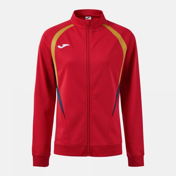 Mikina Joma Championship Full Zip červená-tmavě modrá