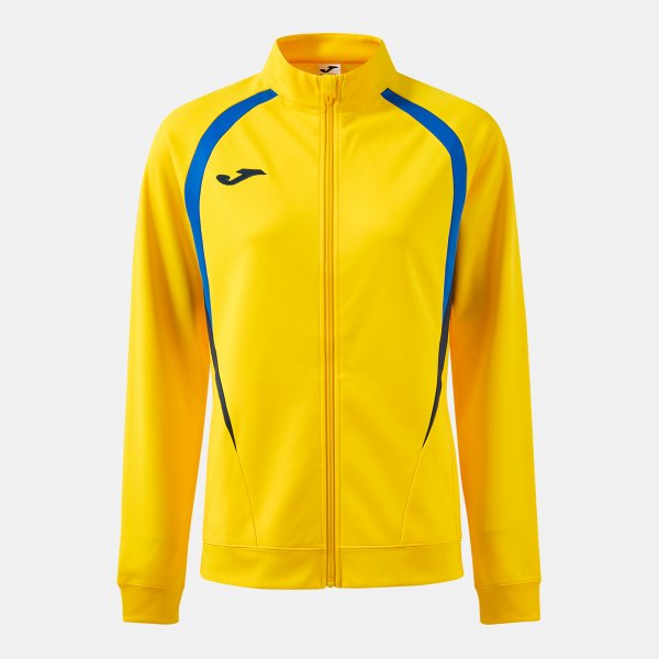 Mikina Joma Championship Full Zip žlutá-královská modrá