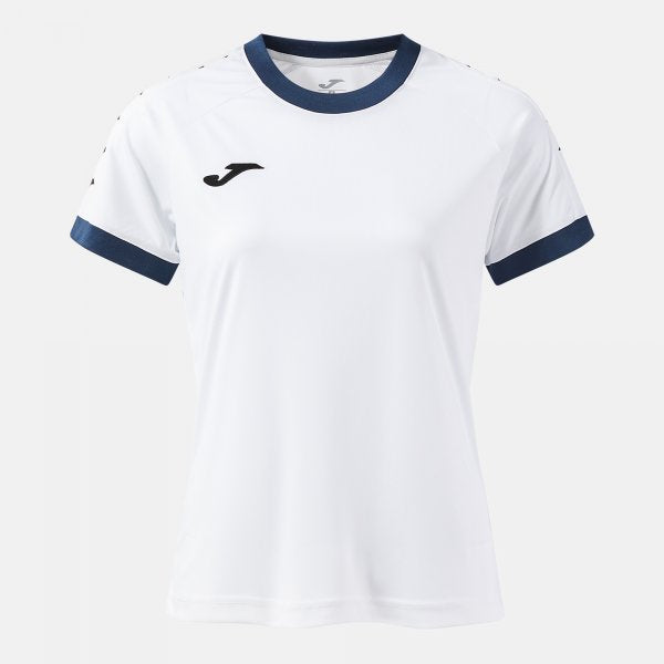 Tričko Joma Icono bílá-tmavě modrá, sportovní dres