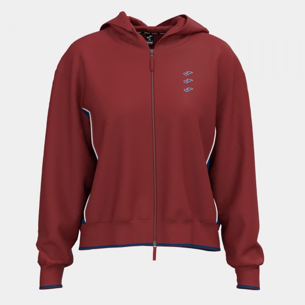 Dámská mikina Mimetic Zip Up – červená