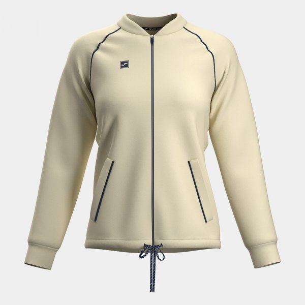 Dámská mikina Elite Club Full Zip – béžová