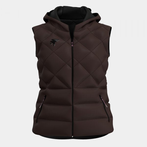 Dámská bunda Explorer Padding Vest – hnědá