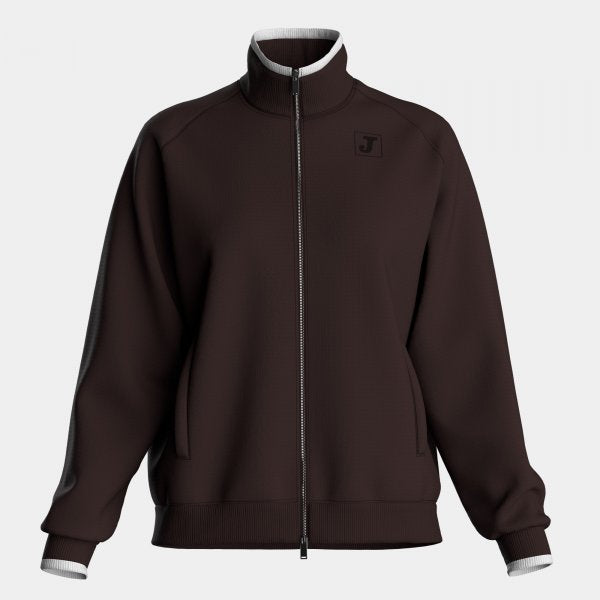 Dámská mikina Urban Aesthetics Full Zip – hnědá