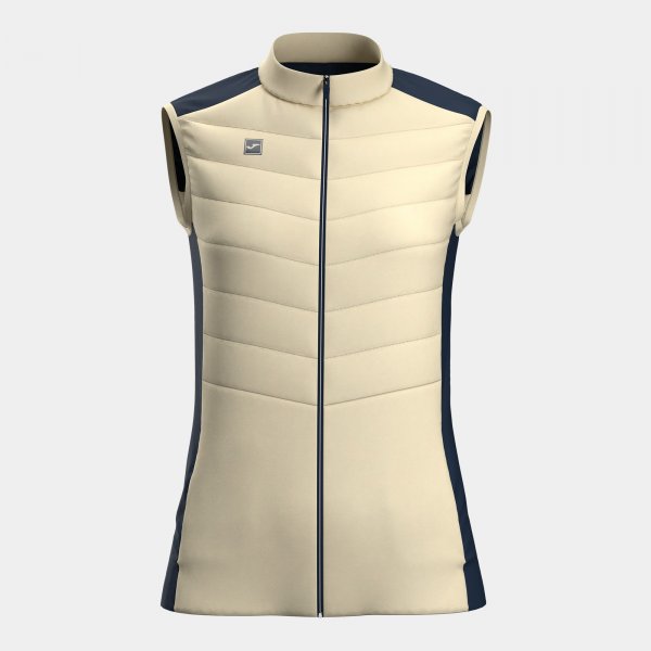 Dámská bunda Elite Club Padding Vest – béžová