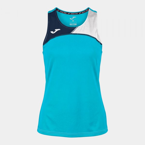 Dámské tričko Record 1k Tank Top – neonově tyrkysová