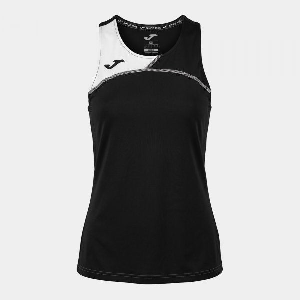 Dámské tričko Record 1k Tank Top – černá-bílá
