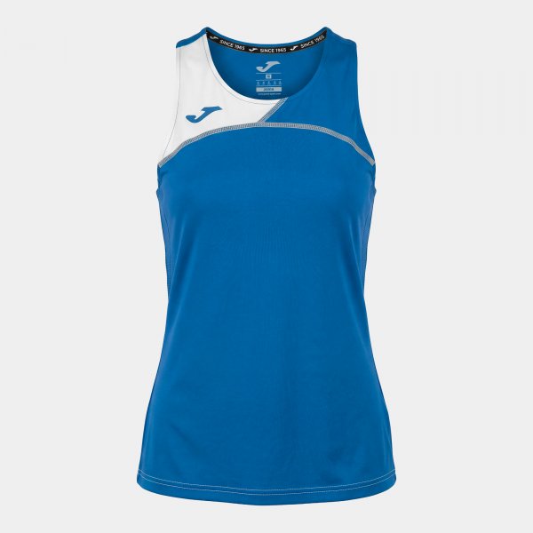 Dámské tričko Record 1k Tank Top – královská modrá-bílá