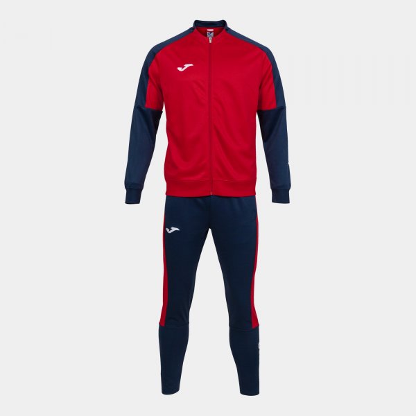 Souprava Joma Eco Championship Tracksuit červená-tmavě modrá
