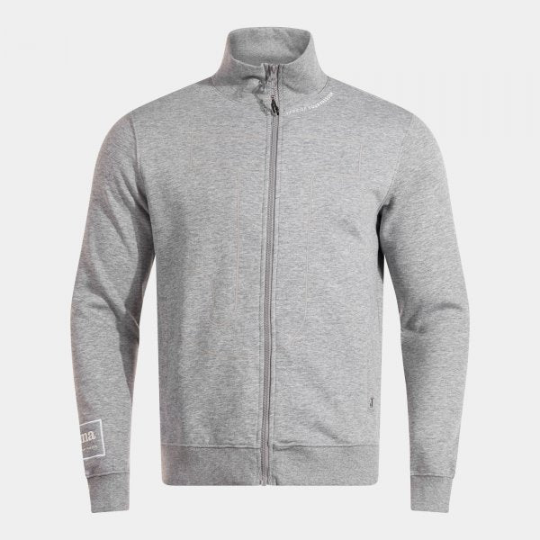 Šedá melírová mikina Joma Urban Street Full Zip