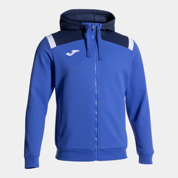 Mikina Joma Toledo Zip-Up Hoodie královská modrá-tmavě modrá
