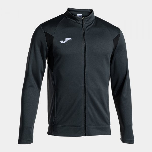 Mikina Joma Winner III Full Zip antracitová-černá