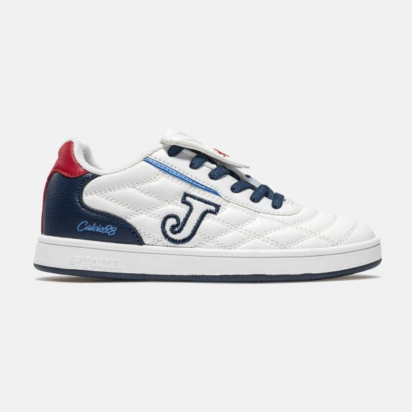 Tenisky Joma Calcio bílá-tmavě modrá – sportovní obuv