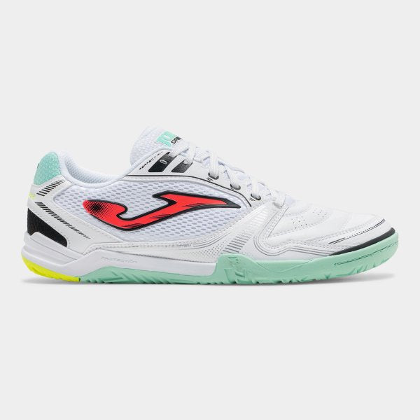 Joma Dribling Indoor bílá-tyrkysová sálová obuv