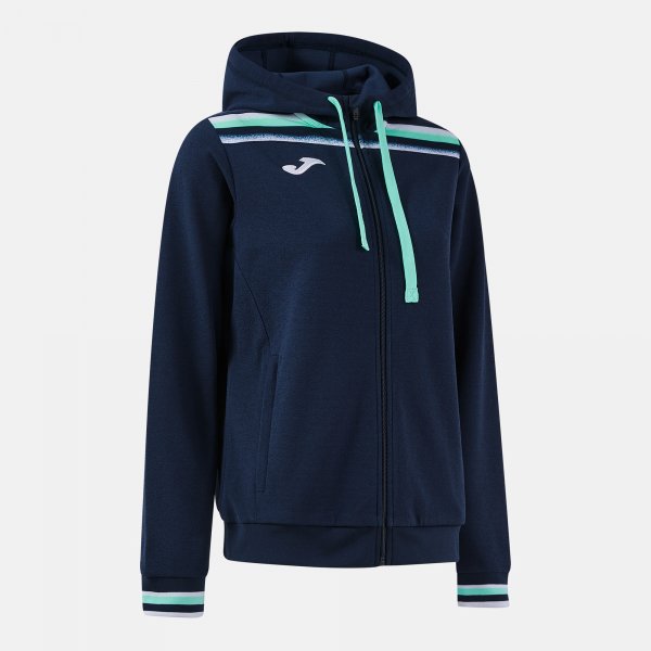Mikina Joma Toledo II Zip-Up Hoodie tmavě modrá-zelená