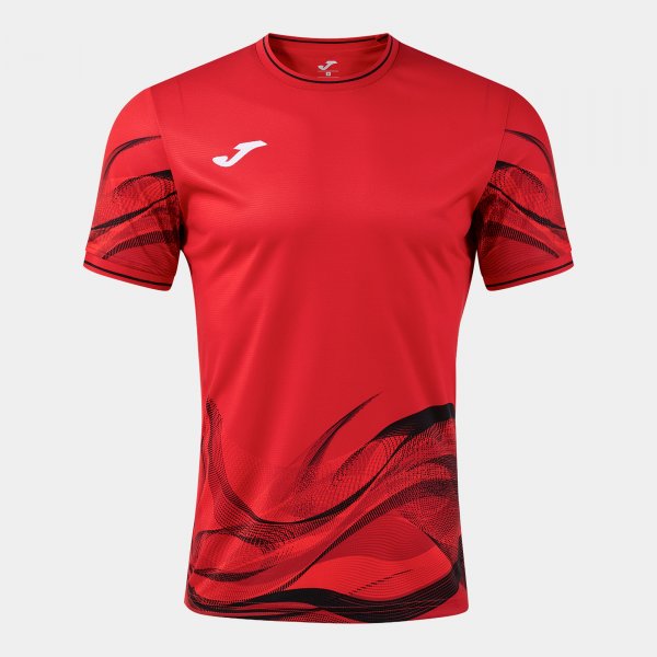 Tričko Joma Wave červená-černá