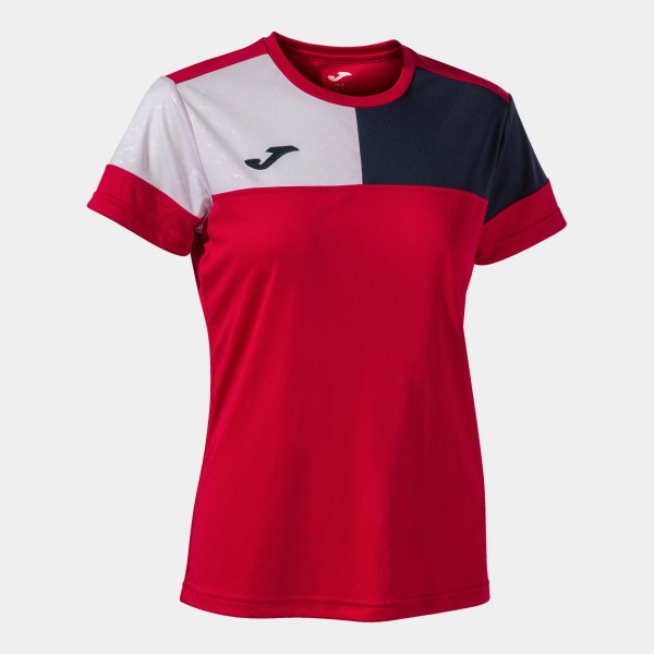 Tričko Joma Crew červená-tmavě modrá