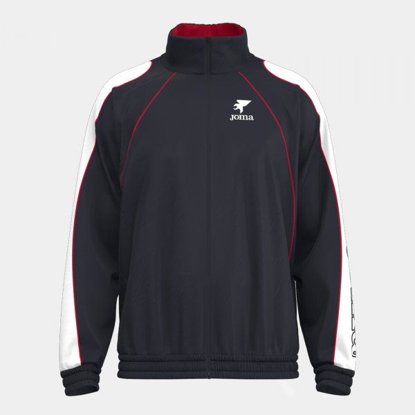 Mikina Joma Futbol Retro Mundial Full Zip tmavě modrá-bílá