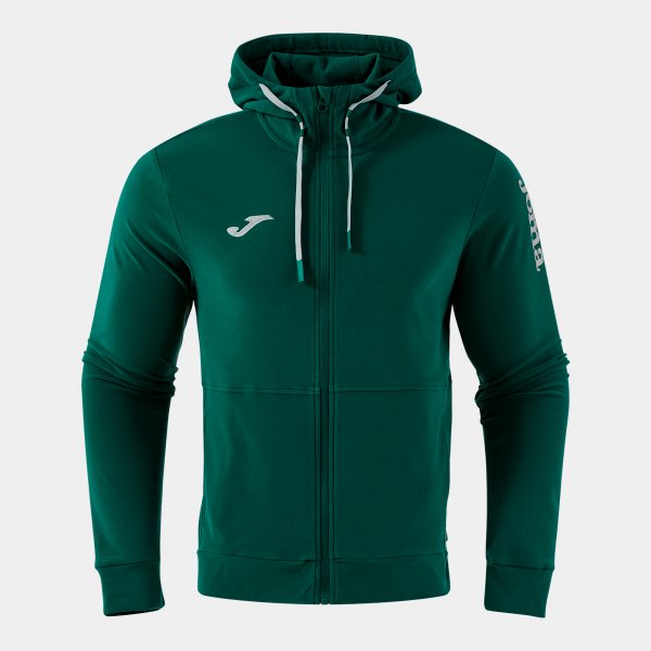 Zelená mikina Joma Invictus Zip-Up Hoodie
