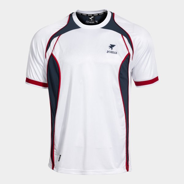 Tričko Joma Futbol Retro Mundial bílá-tmavě modrá
