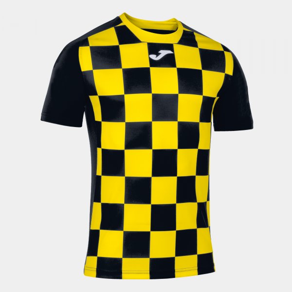 Tričko Joma Flag II Black-Yellow černá-žlutá