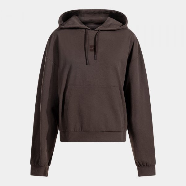 Hnědá mikina s kapucí Joma Resort Hoodie