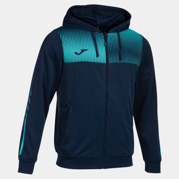 Mikina Joma Supernova IV Zip-Up Hoodie tmavě modrá
