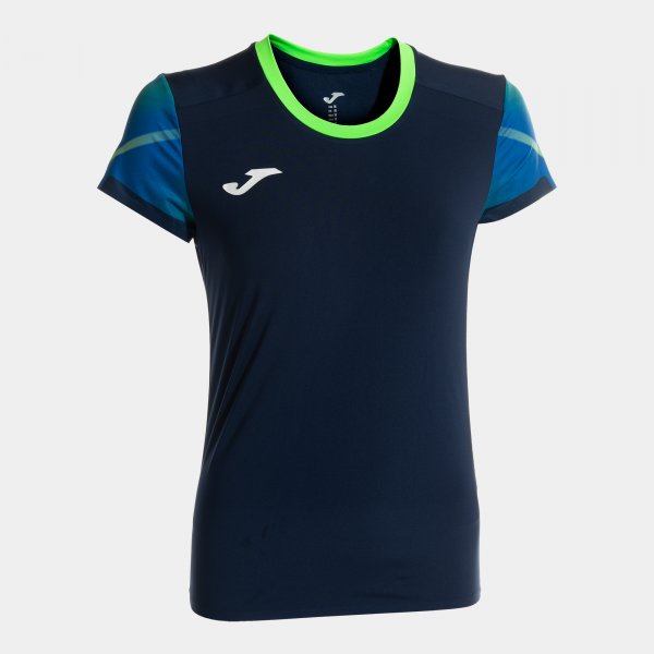 Tmavě modré tričko Joma Elite XI s fluo