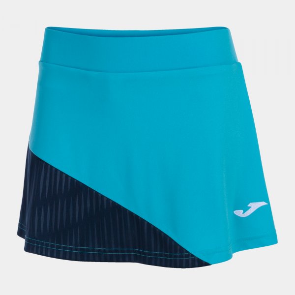 Sukně Joma Montreal Turquoise-Navy fluo tyrkysová