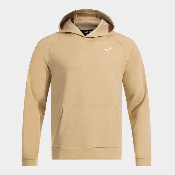 Béžová mikina Joma Breath Hoodie s kapucí