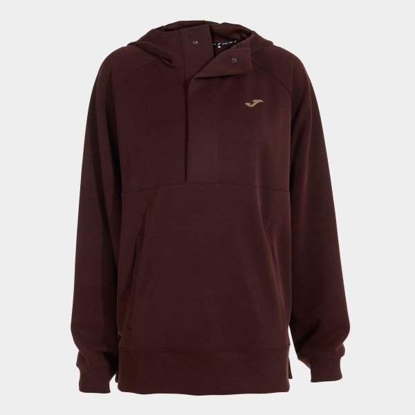 Mikina Joma Breath Hoodie hnědá
