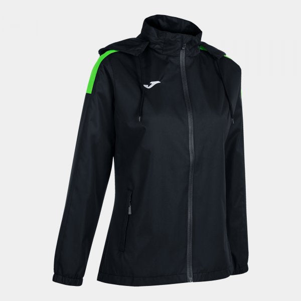 Pláštěnka Joma Rainjacket Trivor černá-zelená – sportovní pláštěnka