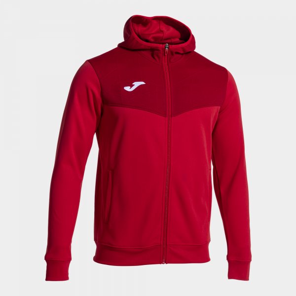 Mikina Campus Street Zip-Up Hoodie červená – mikina Joma
