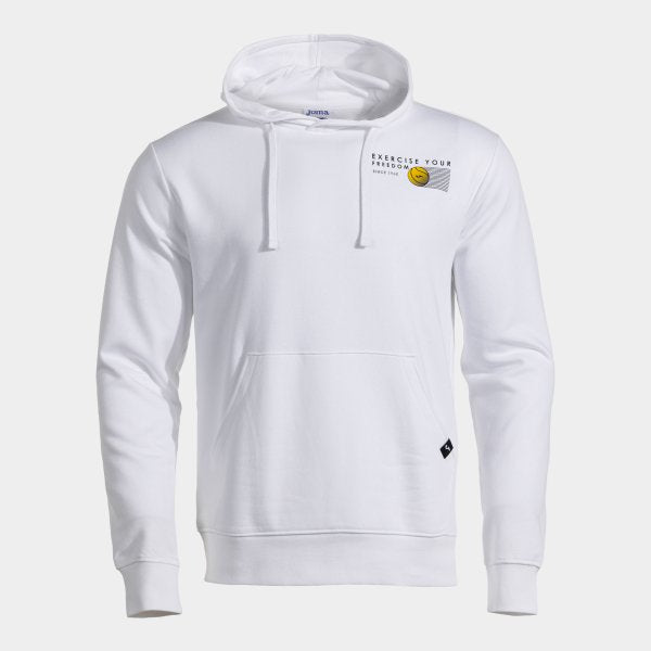 Mikina Joma Archieve Hoodie bílá
