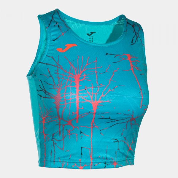 Tričko Joma Elite IX Top tyrkysová