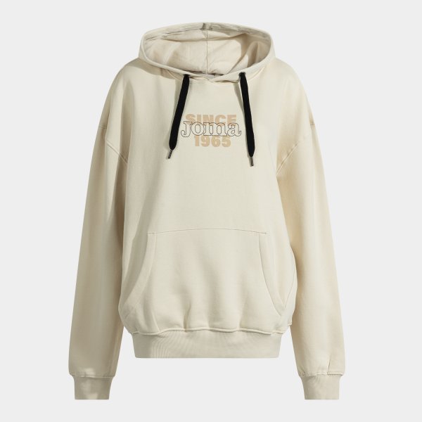 Béžová mikina Joma Mimetic Hoodie s kapucí