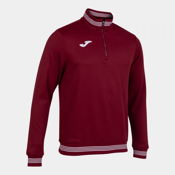 Mikina Joma Campus III Zip vínová