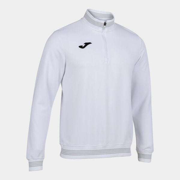 Mikina Joma Zip Campus III bílá