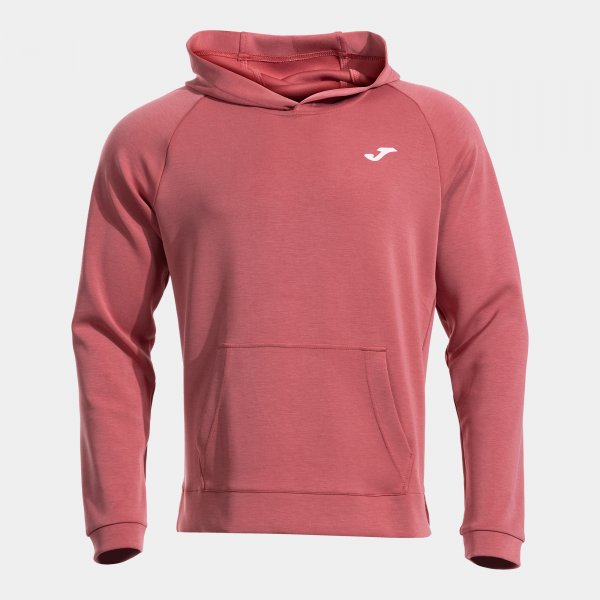 Růžová mikina Joma Breath Hoodie s kapucí