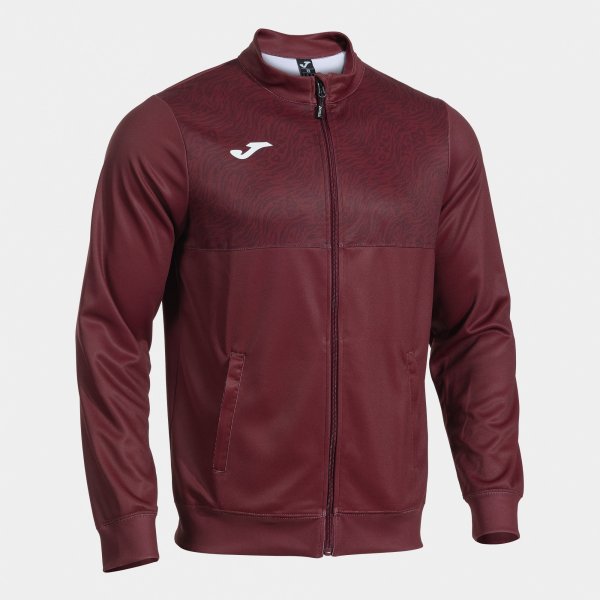 Mikina Joma Court Full Zip červená