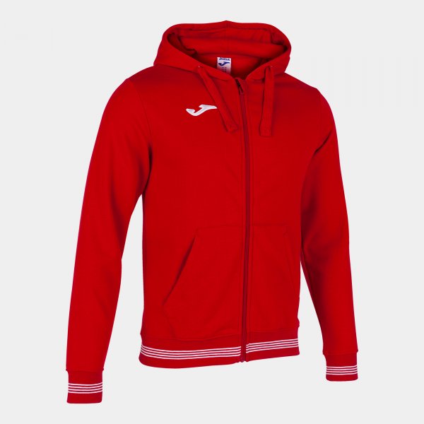 Mikina s kapucí Joma Campus III Hooded červená