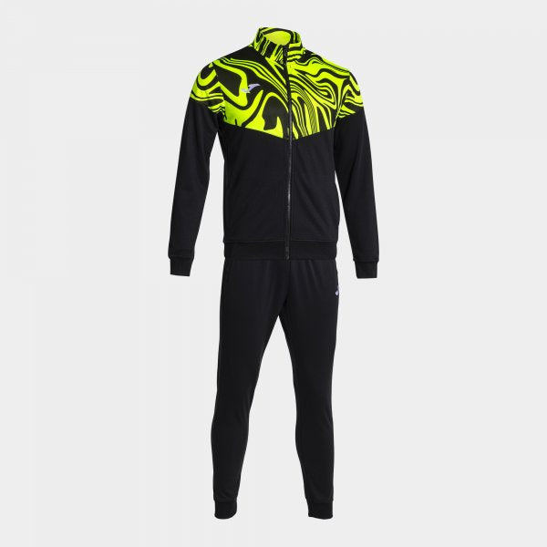 Souprava Joma Lion II Tracksuit černá-žlutá
