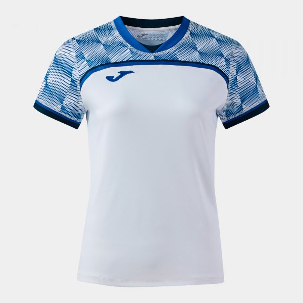 Tričko Joma Iron Handball Pro bílá-královská modrá