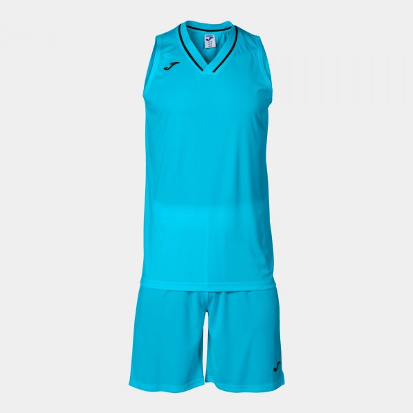 Souprava Joma Atlanta Two-Piece tyrkysová-černá