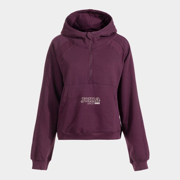 Mikina Joma Mimetic Hoodie vínová