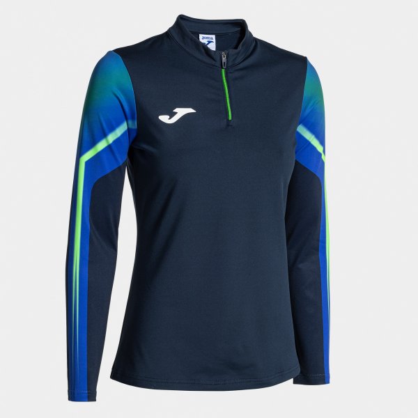 Tmavě modrá mikina Joma Elite XI s fluo
